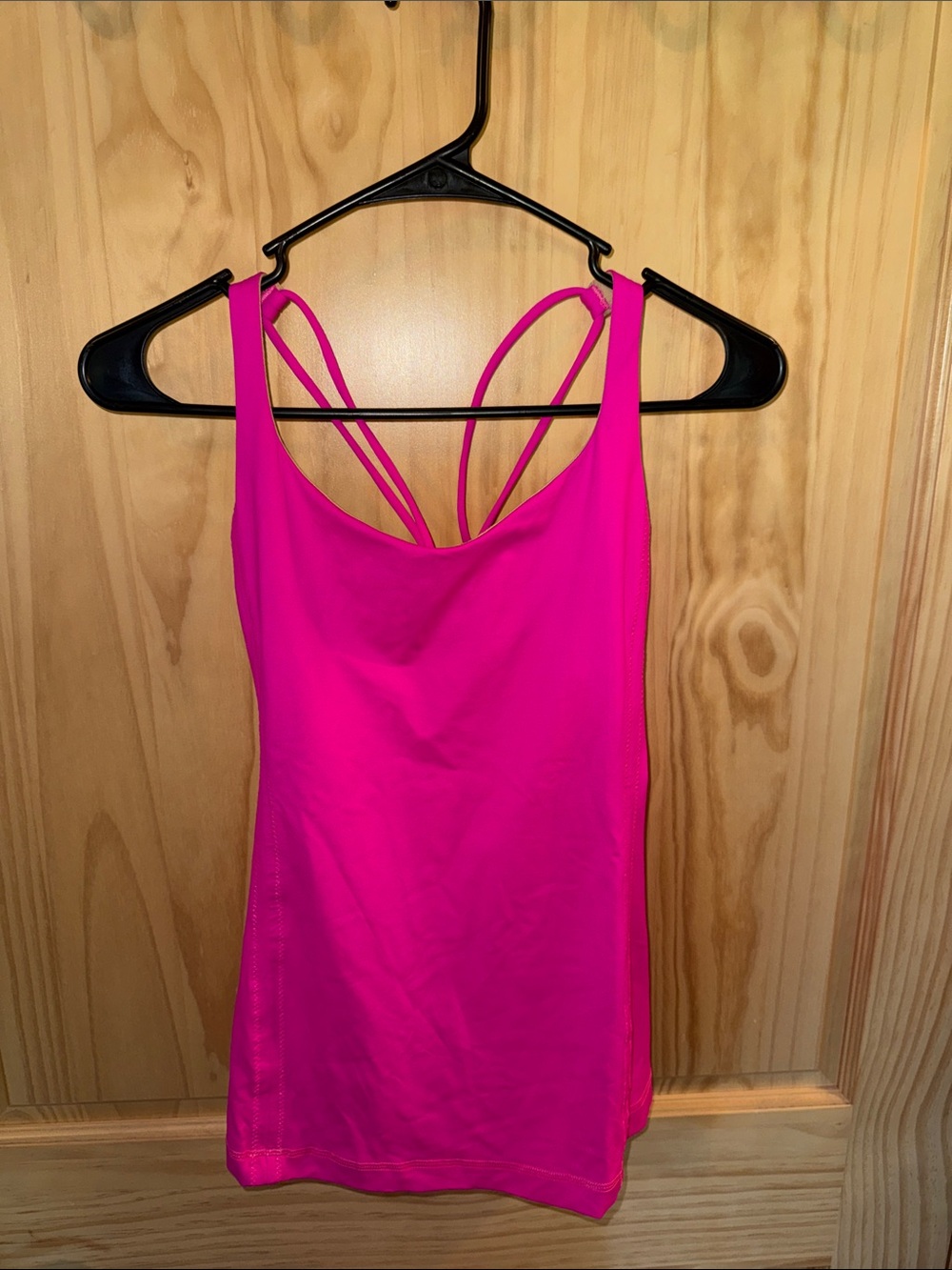 Lululemon Bright Pink Strappy Tank Top
